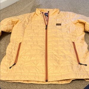 Patagonia Light Orange Quilted Jacket